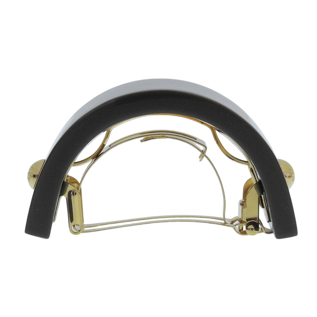 Excellent LOUIS VUITTON Valletta Hair Cuff MNG Resin Pony Resin Women M03551