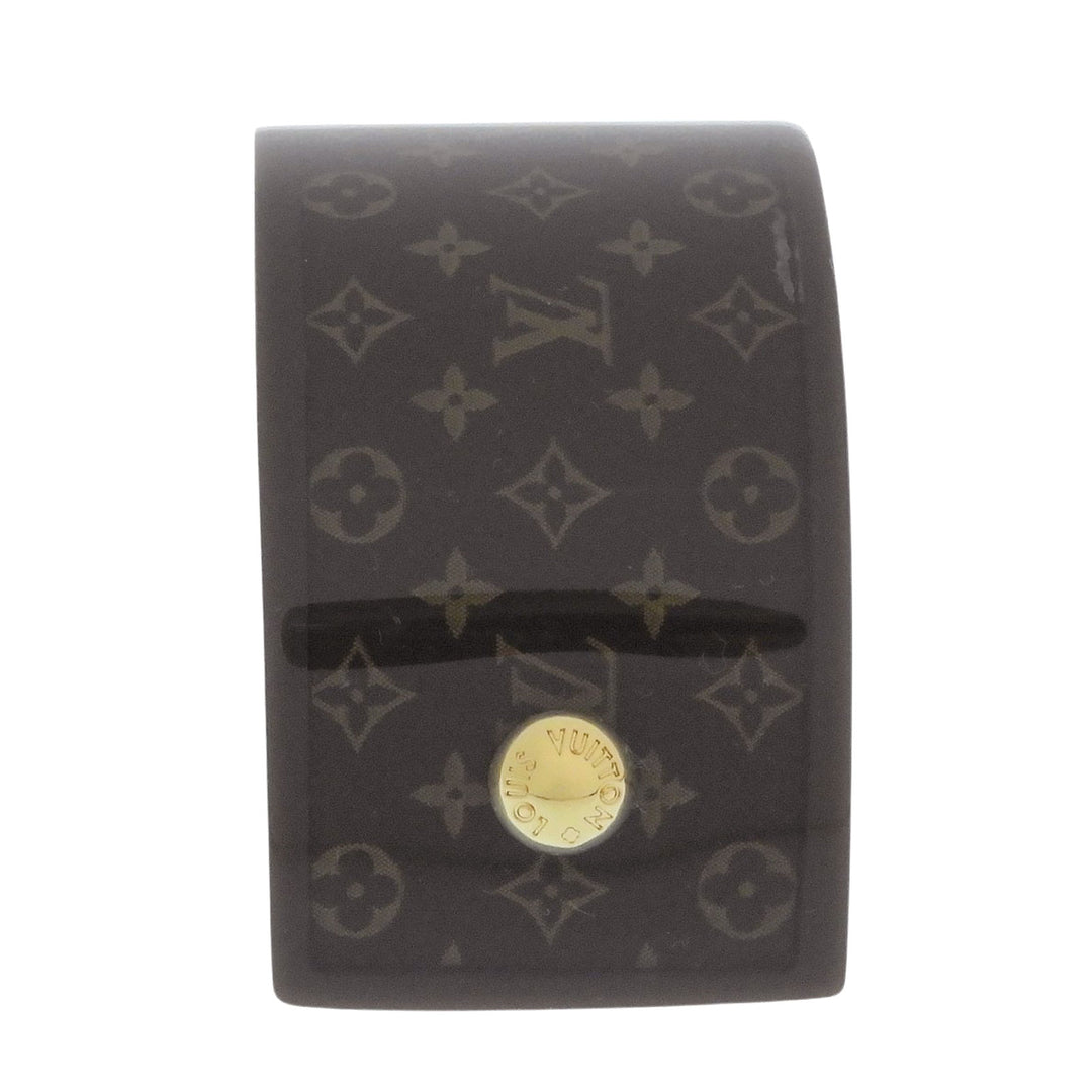 Excellent LOUIS VUITTON Valletta Hair Cuff MNG Resin Pony Resin Women M03551