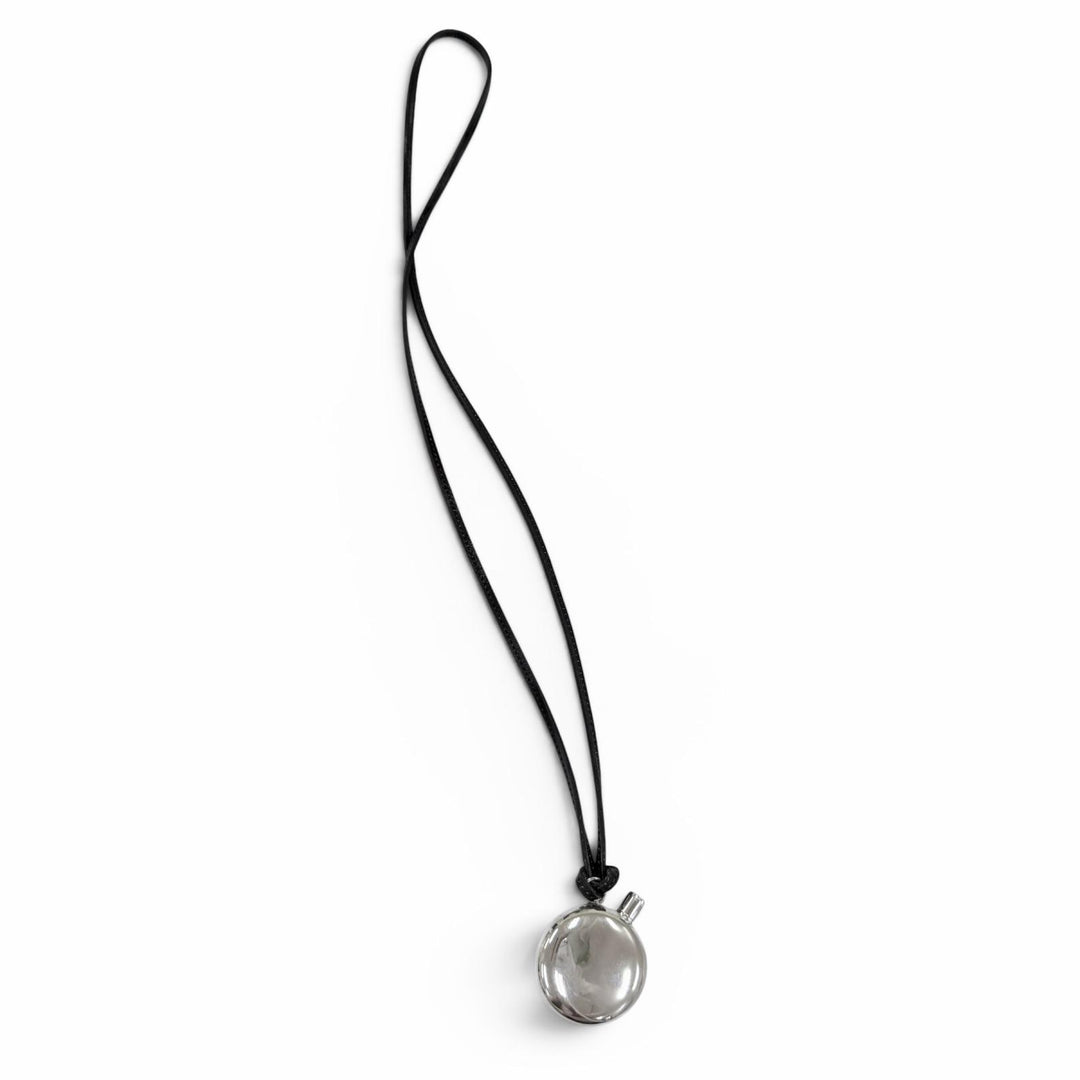 Great HERMES Necklace Perfume Bottle Pendant Silver 925 Women