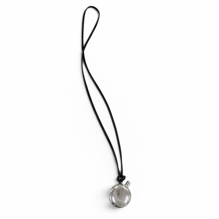 Great HERMES Necklace Perfume Bottle Pendant Silver 925 Women