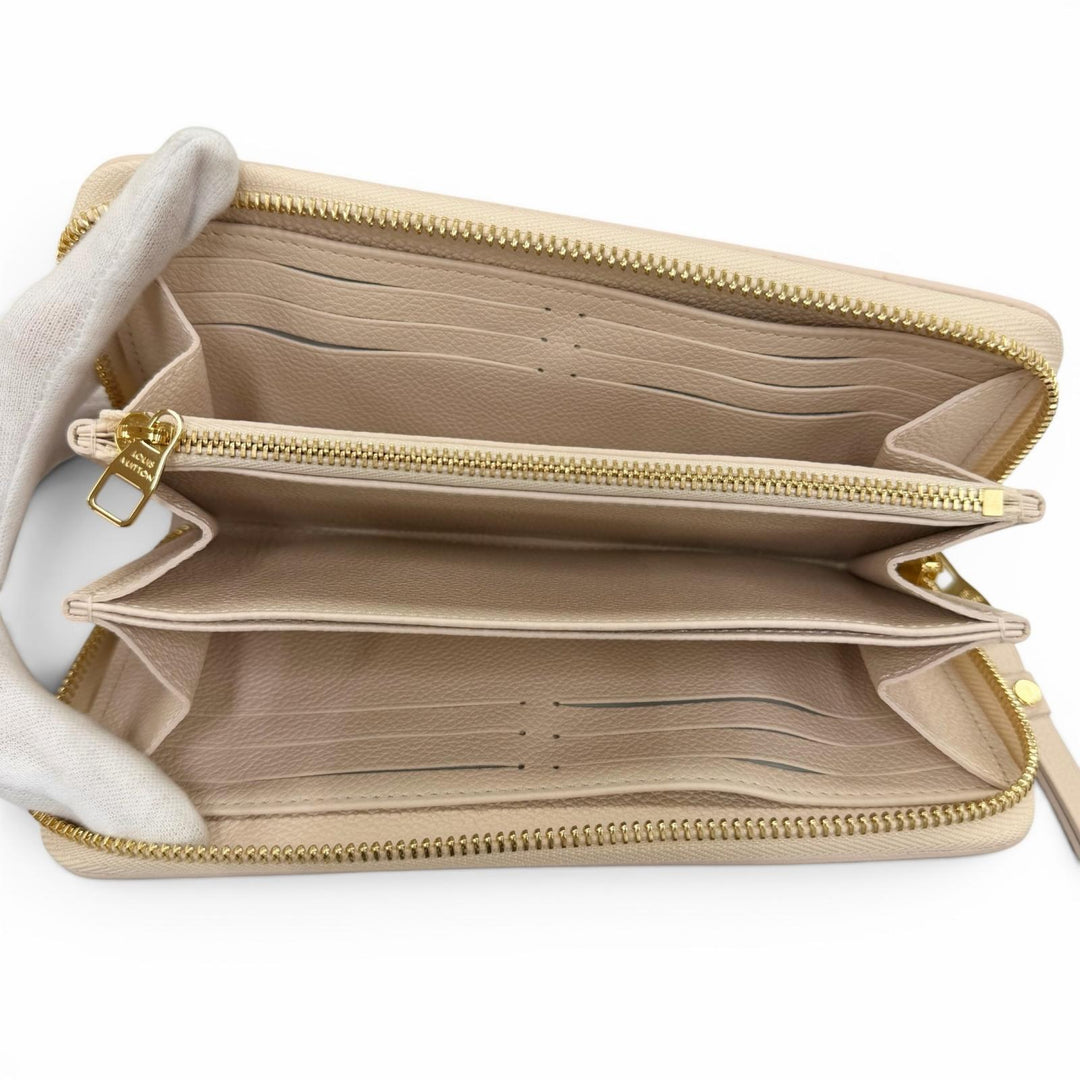Pristine LOUIS VUITTON LV Gradient Empreinte Zip Around Zippy Wallet M82206