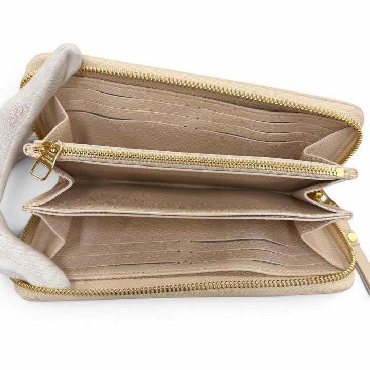 Pristine LOUIS VUITTON LV Gradient Empreinte Zip Around Zippy Wallet M82206