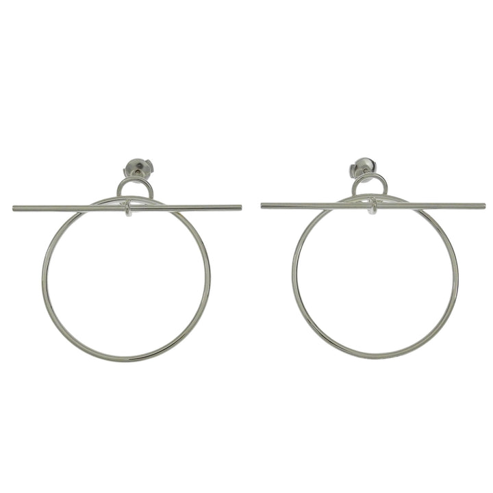 Pristine HERMES Pierce Loop MM Silver SV925 Women 25S301641