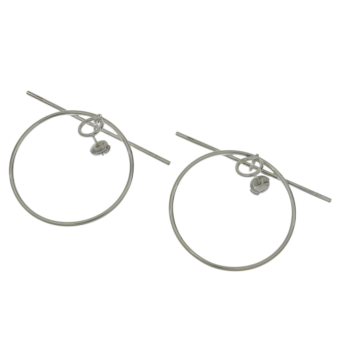 Pristine HERMES Pierce Loop MM Silver SV925 Women 25S301641