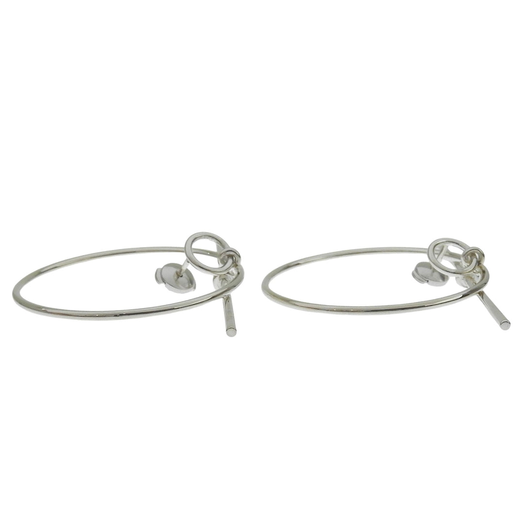 Pristine HERMES Pierce Loop MM Silver SV925 Women 25S301641