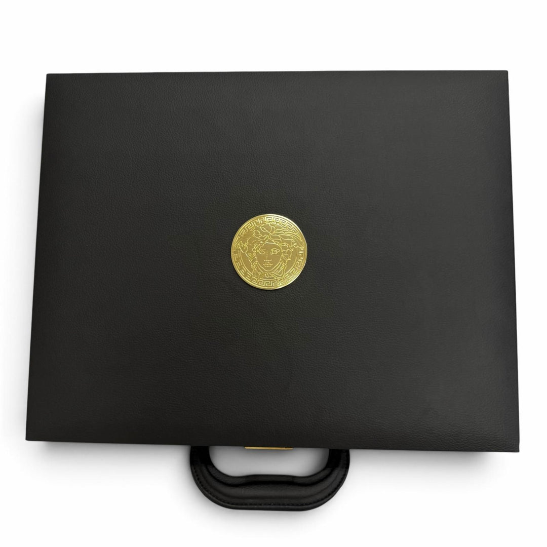 Great VERSACE Other accessories Medusa watch bag attaché case black leather