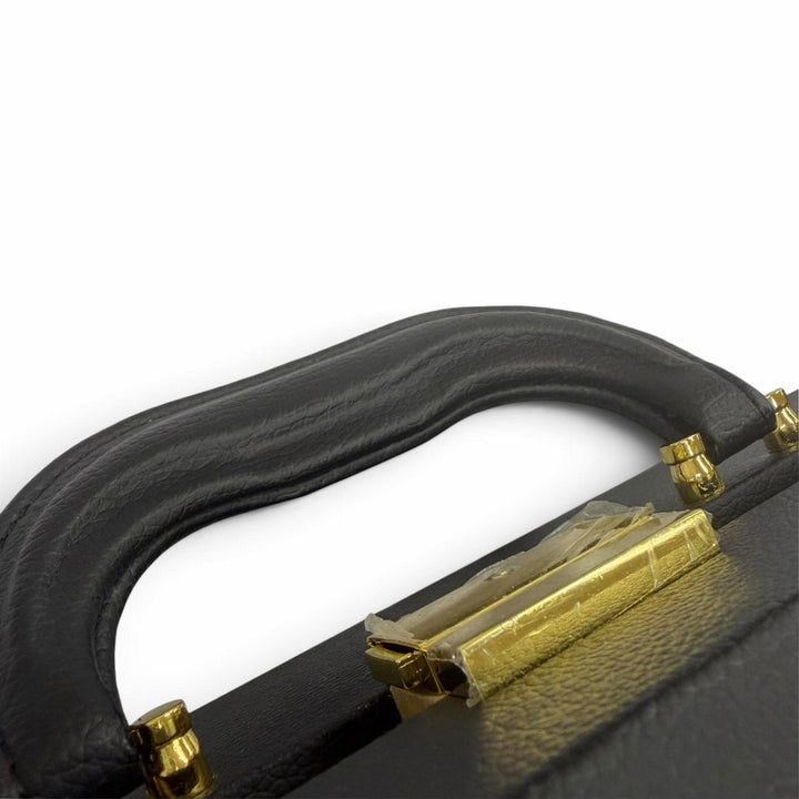 Great VERSACE Other accessories Medusa watch bag attaché case black leather