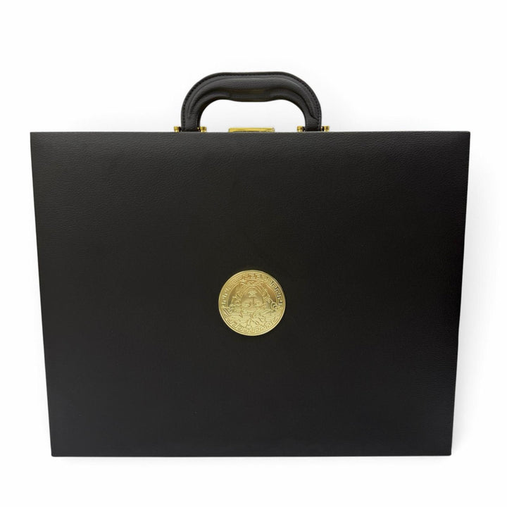 Great VERSACE Other accessories Medusa watch bag attaché case black leather
