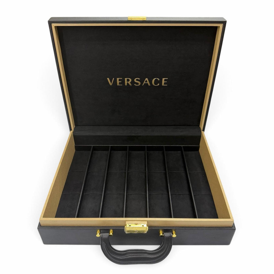 Great VERSACE Other accessories Medusa watch bag attaché case black leather