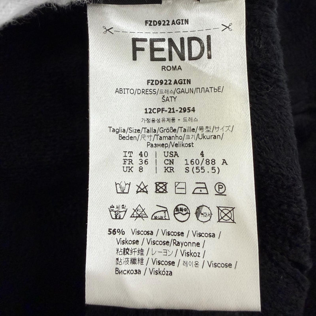 Excellent FENDI SKIMS one piece FF logo terry cloth sleeveless top 40 FZD922