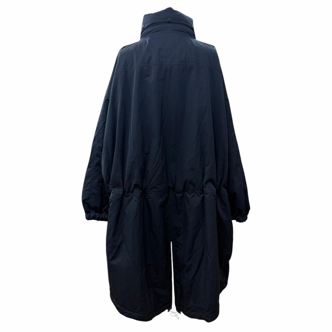 Great BOTTEGAVENETA coat Hooded double-zip padded hoodie Navy mens XS 752734