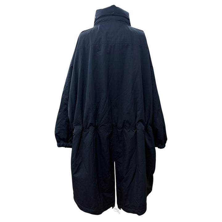 Great BOTTEGAVENETA coat Hooded double-zip padded hoodie Navy mens XS 752734