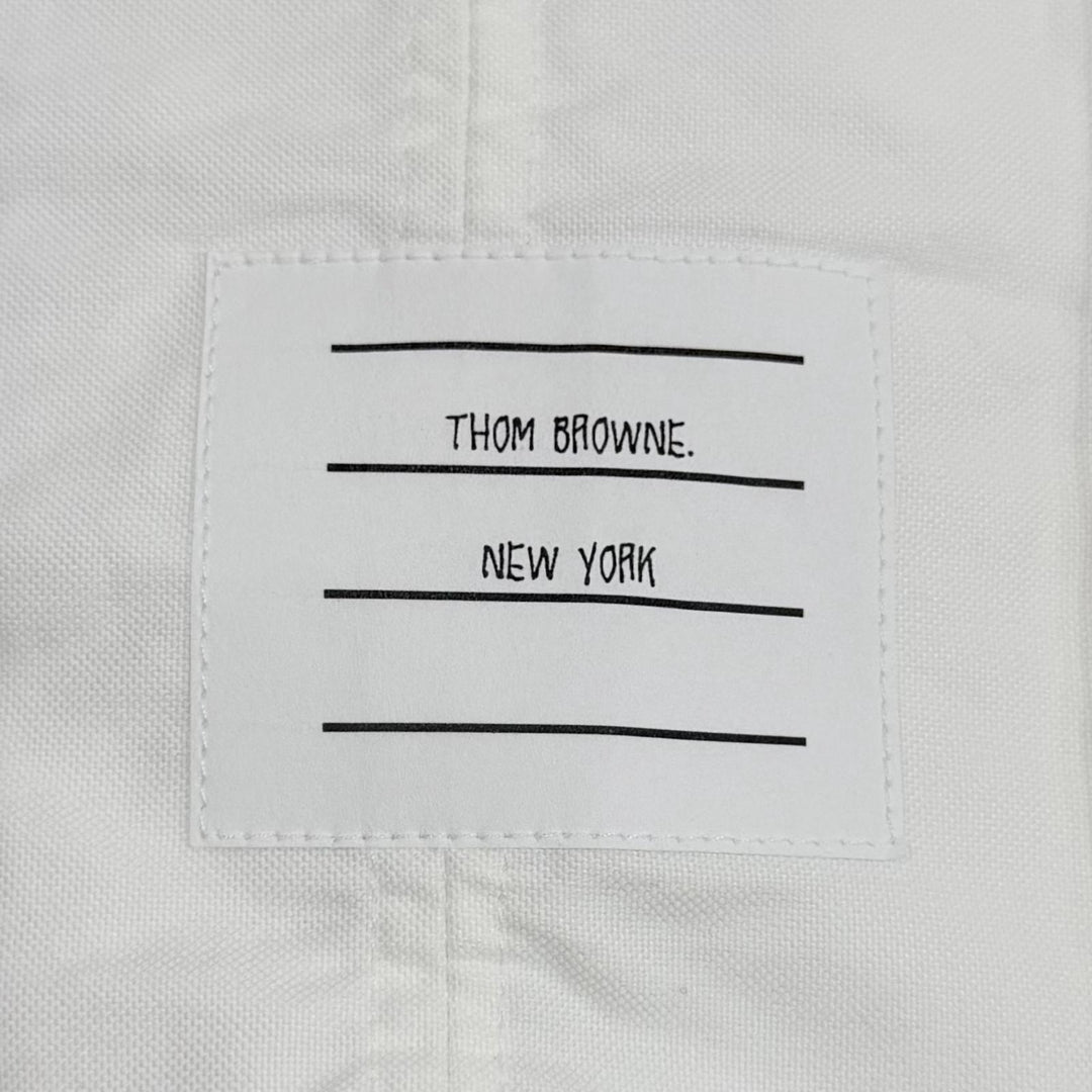 Excellent THOM BROWNE one piece Lace-up sleeveless white cotton Women 38 FDS766A