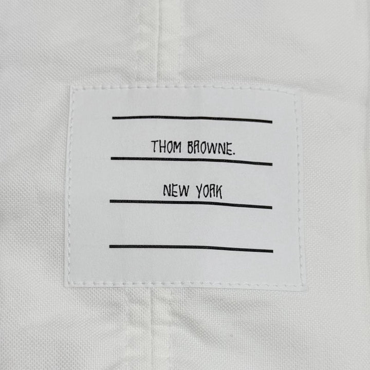 Excellent THOM BROWNE one piece Lace-up sleeveless white cotton Women 38 FDS766A