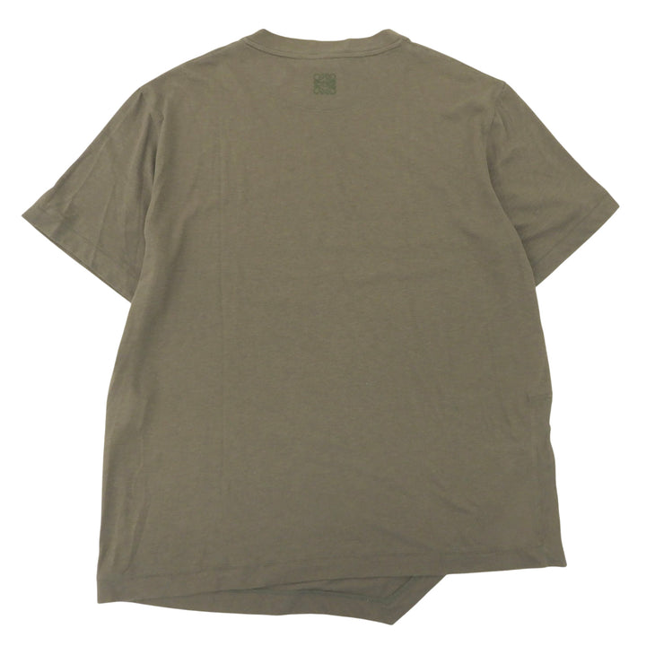 Great LOEWE×Paulas Ibiza Short sleeve T-shirt anagram khaki mens XXL H616Y22X56