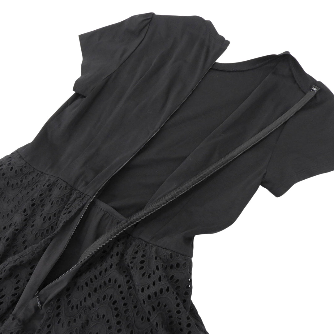 Excellent BORDERS at BALCONY one piece LACE DRESS black Women 36 BD2111-3E-22