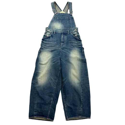 Excellent mina perhonen Overall always Indigo cotton Women 38 dn4494