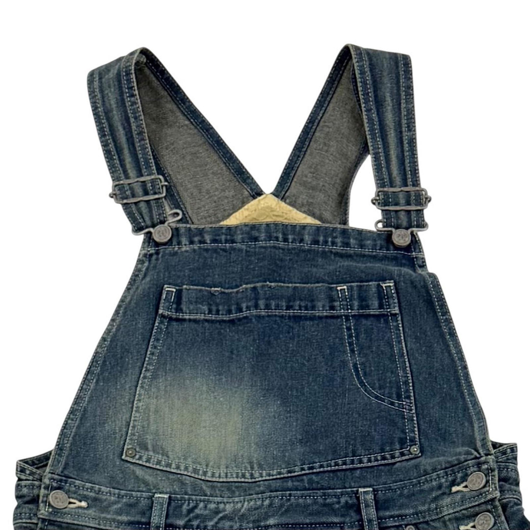 Excellent mina perhonen Overall always Indigo cotton Women 38 dn4494