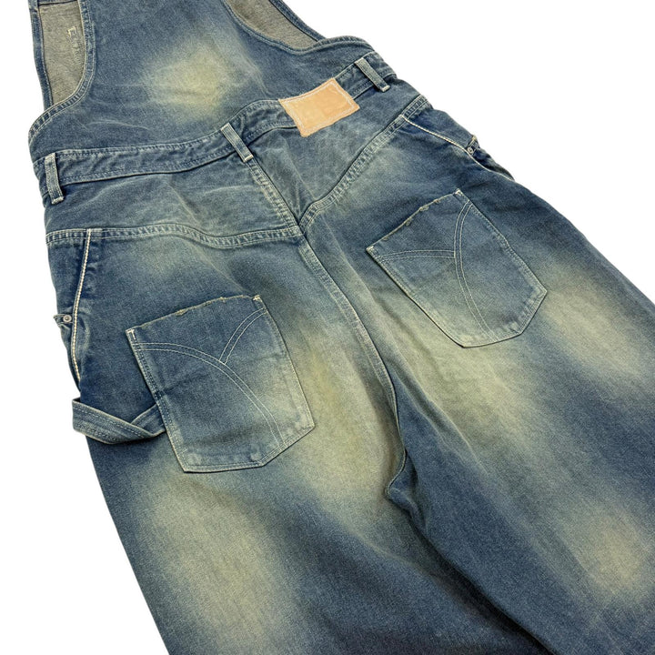 Excellent mina perhonen Overall always Indigo cotton Women 38 dn4494