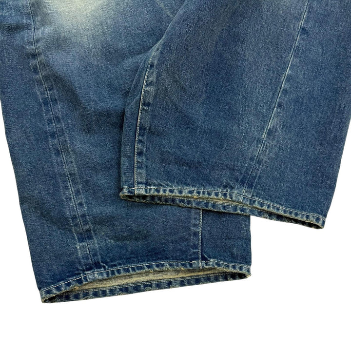 Excellent mina perhonen Overall always Indigo cotton Women 38 dn4494