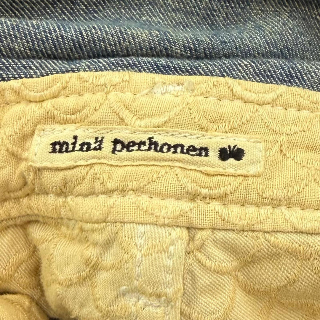 Excellent mina perhonen Overall always Indigo cotton Women 38 dn4494