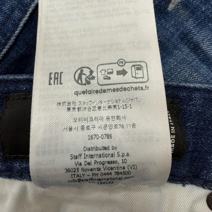 Great DSQUARED2 Denim pants Skater Jean D2 logo leather patch