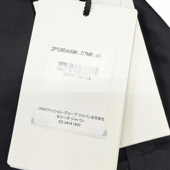 Pristine CELINE slacks Striped Pattern Navy wool mens 46 2P085449K
