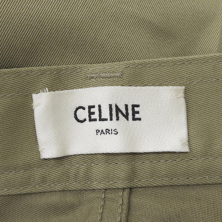 Excellent CELINE Straight-leg chinos beige cotton Women 25 AP157241
