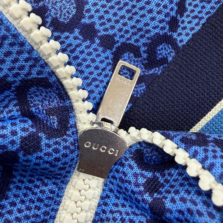 Pristine GUCCI Jacket GG Technical Back Pleated Jersey GG pattern hoodie M