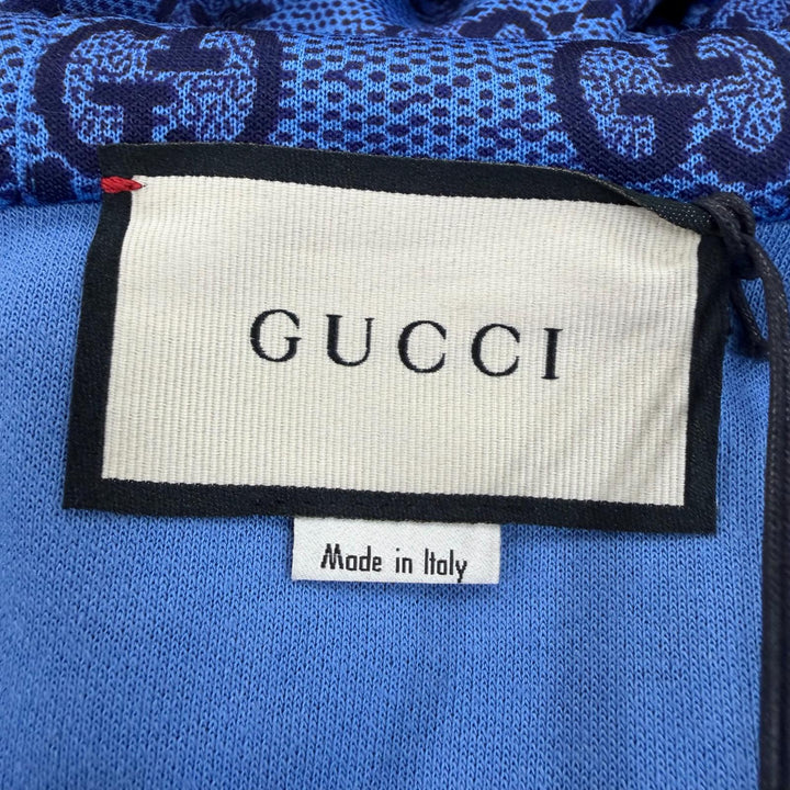 Pristine GUCCI Jacket GG Technical Back Pleated Jersey GG pattern hoodie M