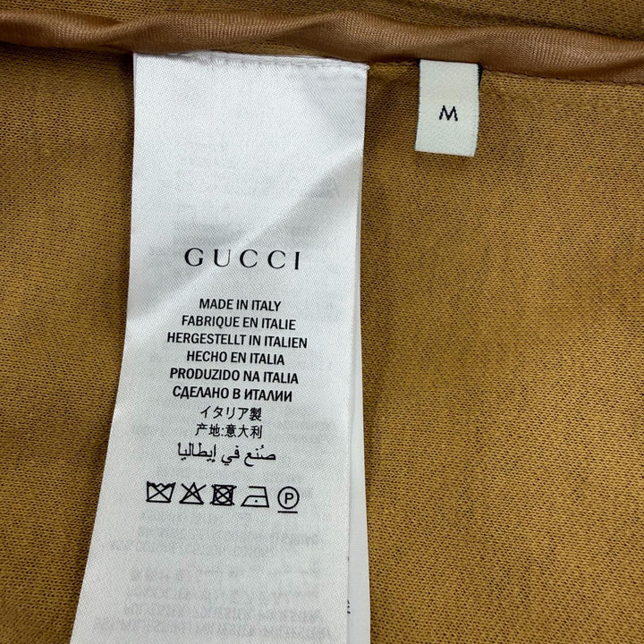 Pristine GUCCI Jacket GG Technical Back Pleated Jersey GG pattern hoodie M