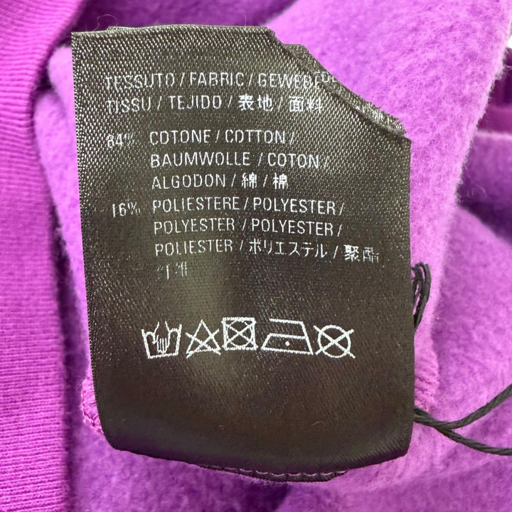 Great BALENCIAGA hoodie Back logo print pullover hoodie purple
