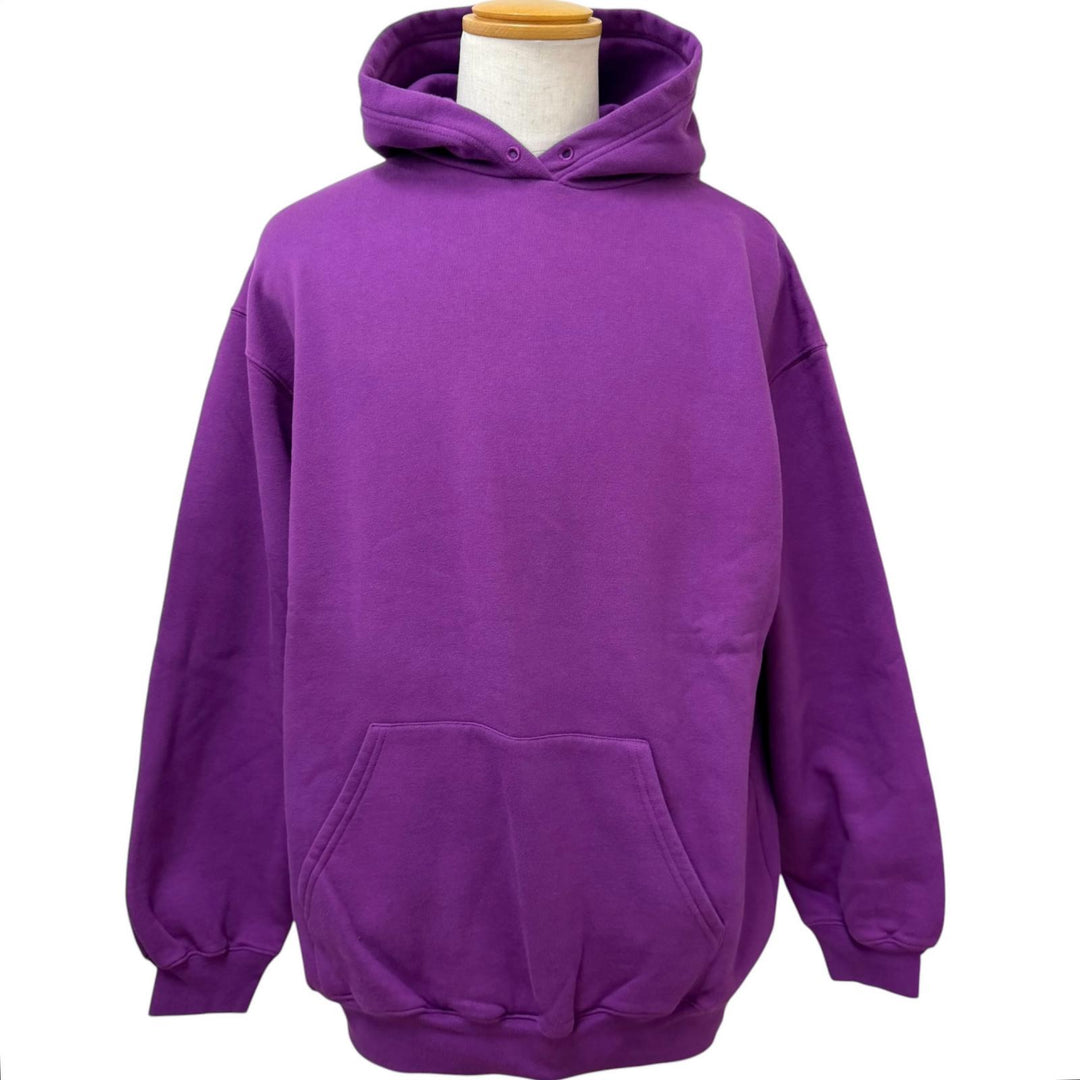 Great BALENCIAGA hoodie Back logo print pullover hoodie purple