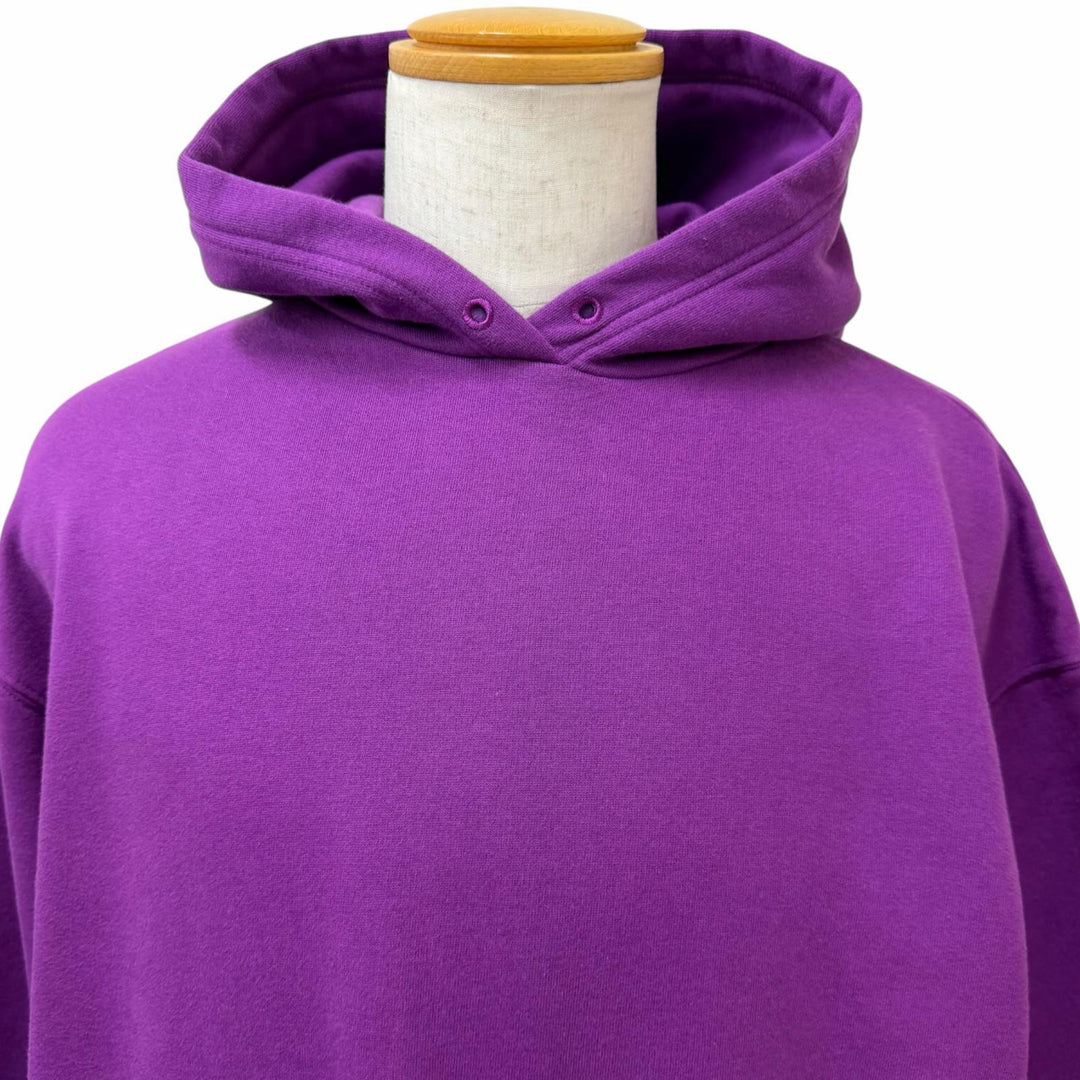 Great BALENCIAGA hoodie Back logo print pullover hoodie purple