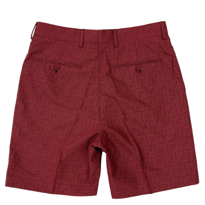 Great FENDI Shorts FF logo Red wool mens 46 FB0521 AKC4