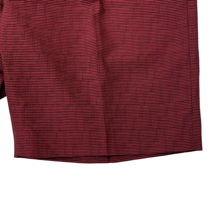 Great FENDI Shorts FF logo Red wool mens 46 FB0521 AKC4