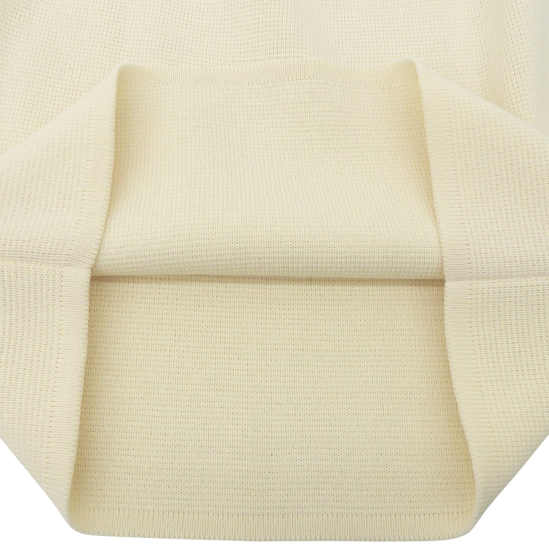 Pristine GUCCI skirt knit tight Ivory wool Women S 726801