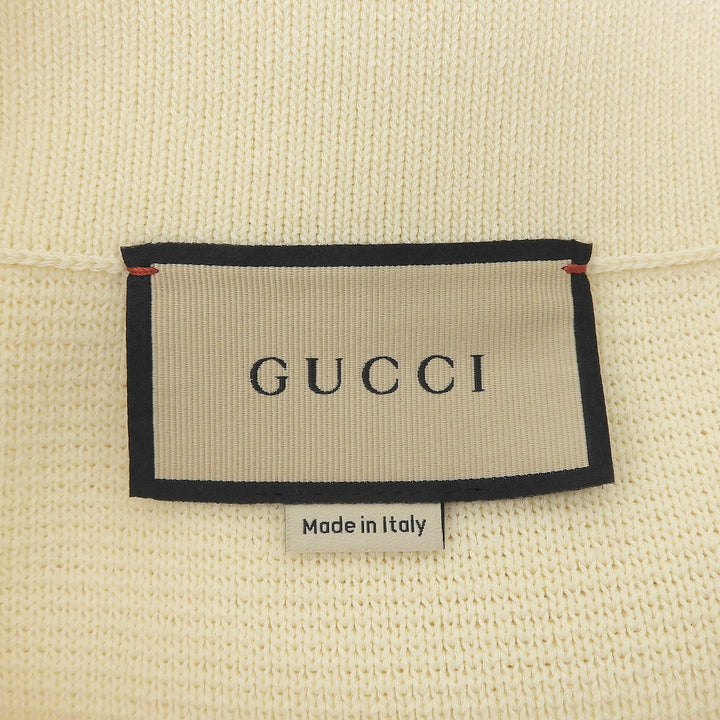 Pristine GUCCI skirt knit tight Ivory wool Women S 726801