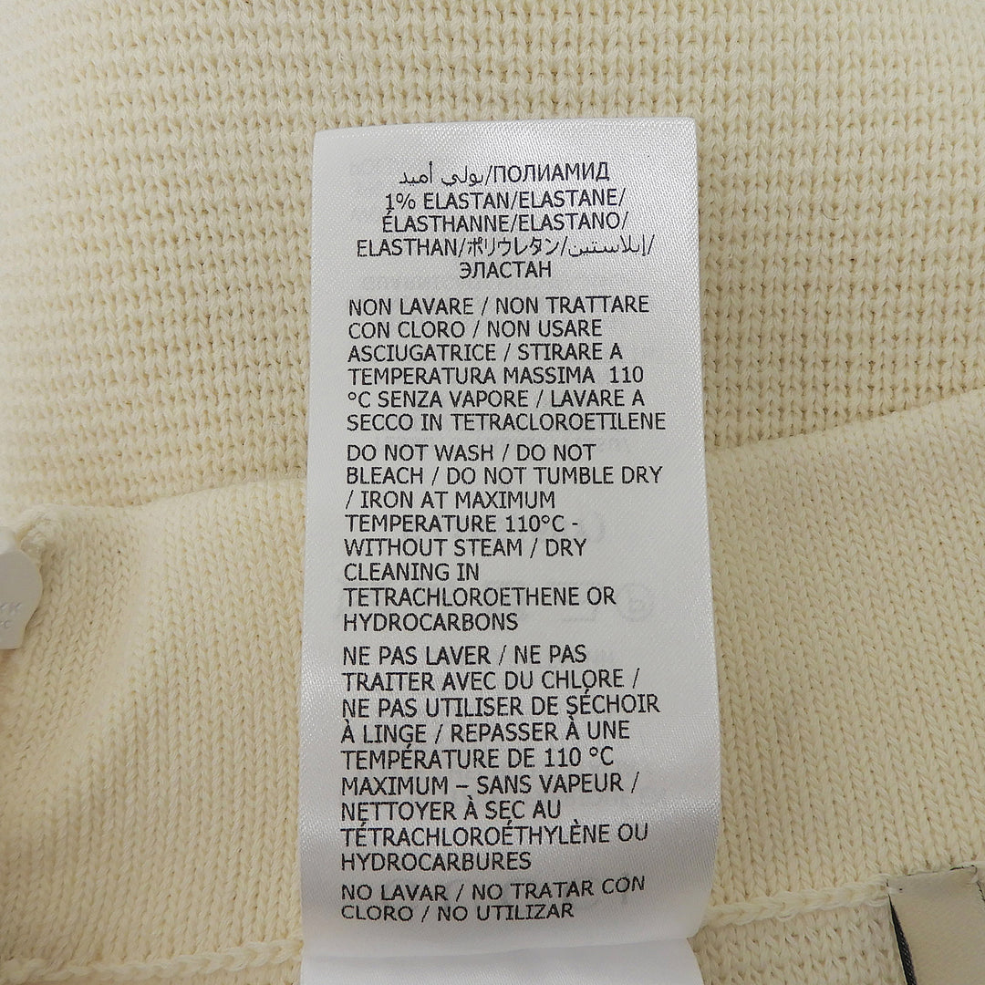 Pristine GUCCI skirt knit tight Ivory wool Women S 726801
