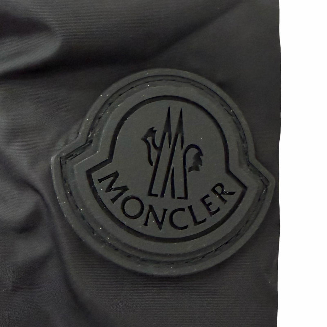 Great MONCLER Blouson MASSEREAU GIUBBOTTO Embroidered hood logo black