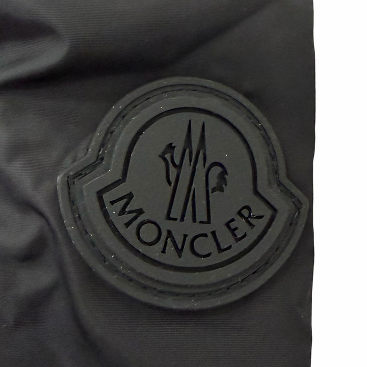 Great MONCLER Blouson MASSEREAU GIUBBOTTO Embroidered hood logo black