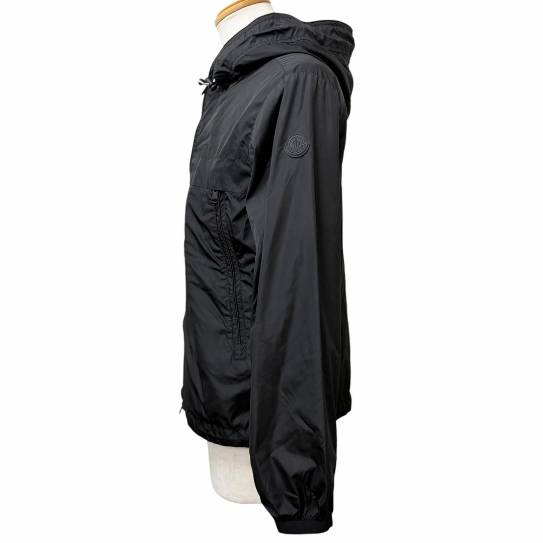 Great MONCLER Blouson MASSEREAU GIUBBOTTO Embroidered hood logo black