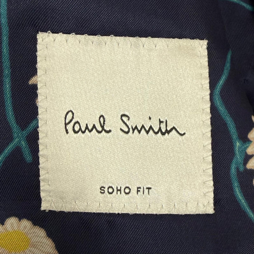 Excellent Paul Smith suit Loro Piana fabric, stripe pattern, single