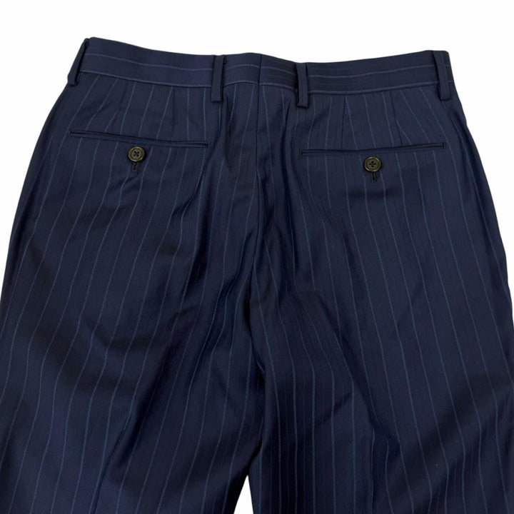 Excellent Paul Smith suit Loro Piana fabric, stripe pattern, single