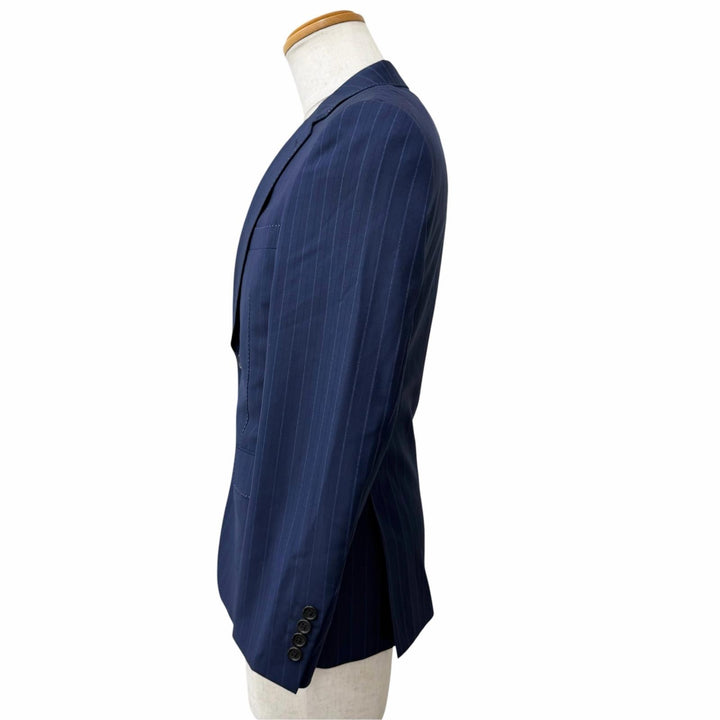 Excellent Paul Smith suit Loro Piana fabric, stripe pattern, single