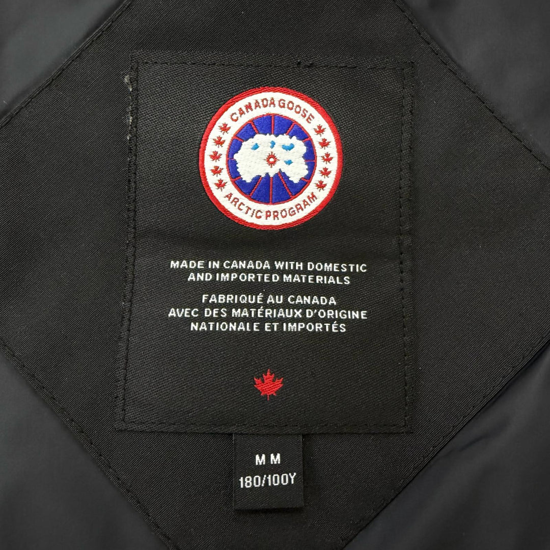 Great CANADA GOOSE Down vest GARSON VEST black polyester mens M 2081MB