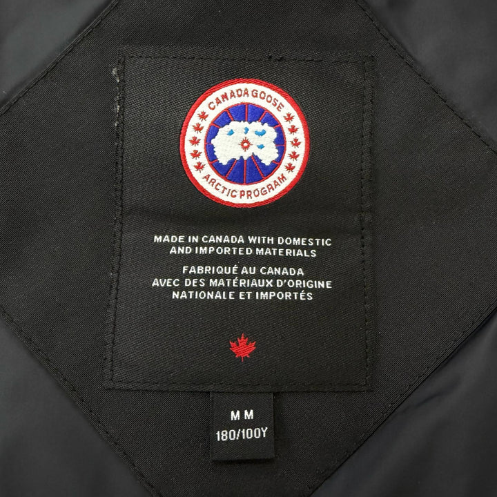 Great CANADA GOOSE Down vest GARSON VEST black polyester mens M 2081MB