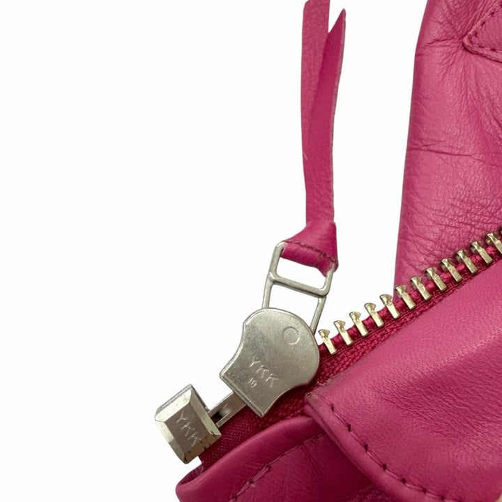 Great AVIREX leather jacket LIGHT SIGNATURE VARSITY JACKET pink