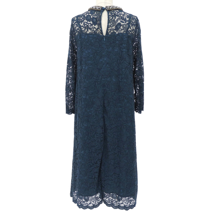 Excellent Diagram one piece All-lace dress with beading Women 38 3803 5071-1