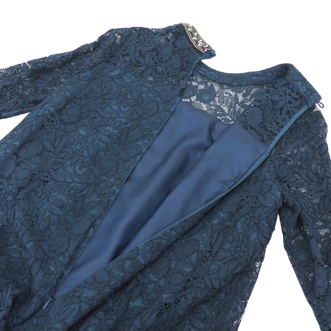 Excellent Diagram one piece All-lace dress with beading Women 38 3803 5071-1